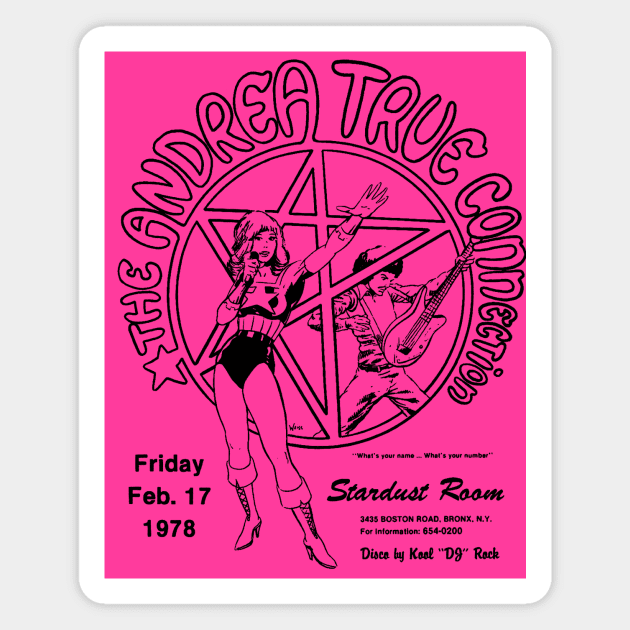 Andrea True Connection Concert Flyer (1978) Magnet by Scum & Villainy